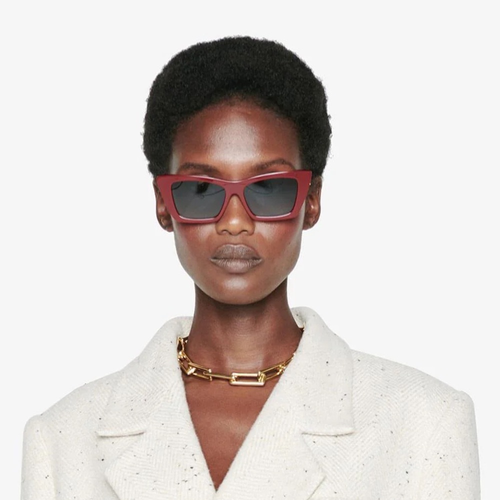Anine Bing Levi sunglasses Red/Burgundy NWT